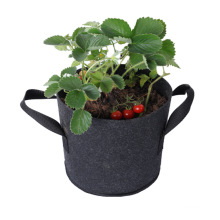 Nouveau arrivée en feutre noir cultiver un sac de 2 gallons de fraise de culture sac de plantation de sacs pour planter des légumes